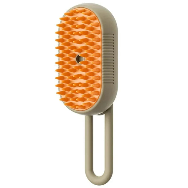 Steam Cleaning/Massaging Brush- No more bad hair days!